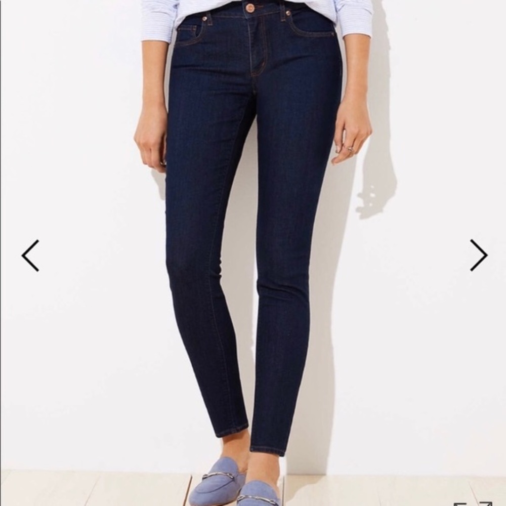 NWT ~ LOFT ~ 26 / 2 TALL ~ Curvy Skinny jeans